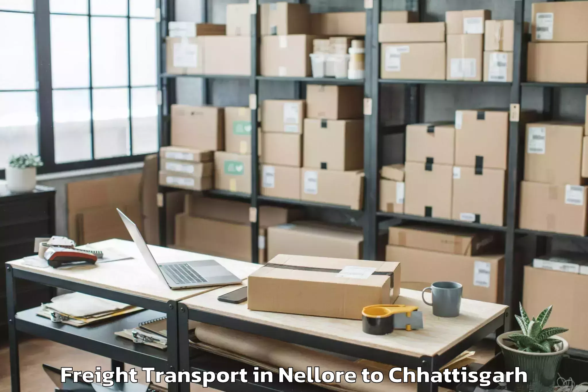 Book Your Nellore to Chhattisgarh Kamdhenu Vishwavi Freight Transport Today